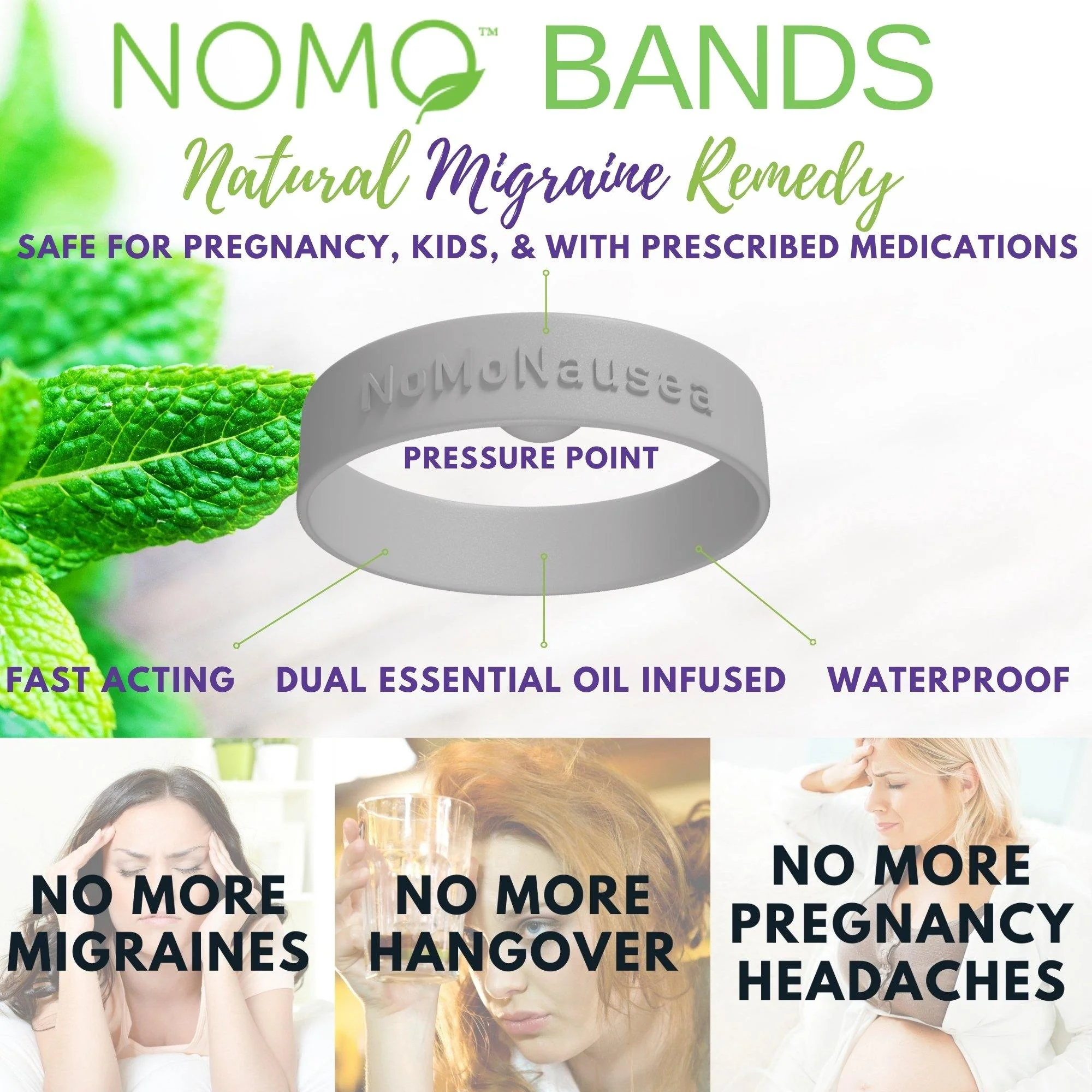 Migraine Bracelet for Headache Relief | NoMo Nausea - Image 6