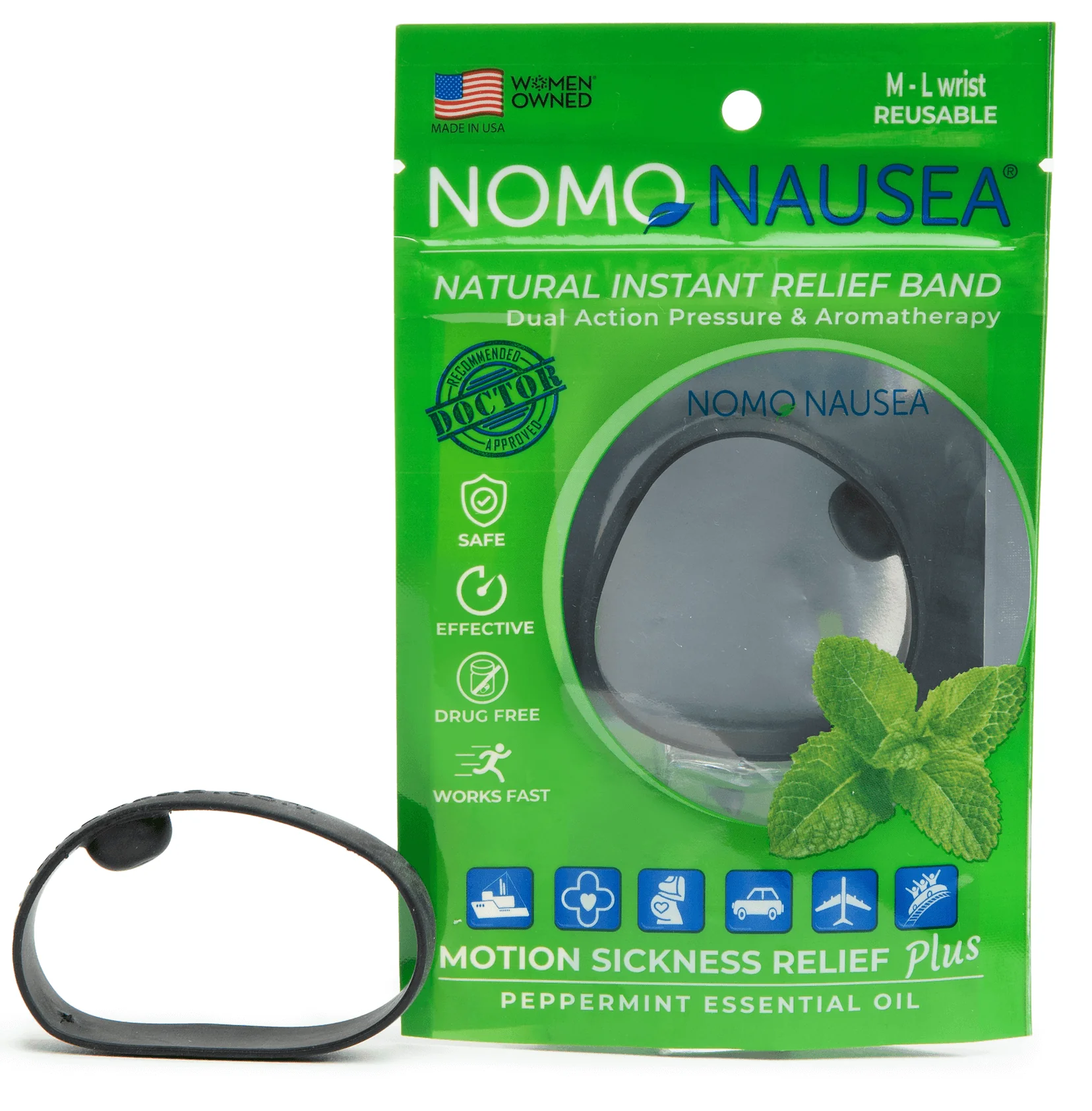 Scented Motion Sickness & Nausea Bracelet | NoMo Nausea - Image 3